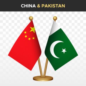 China Pakistan Flags
