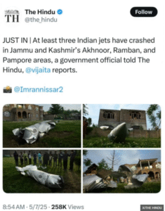 The Hindu X news about Rafale